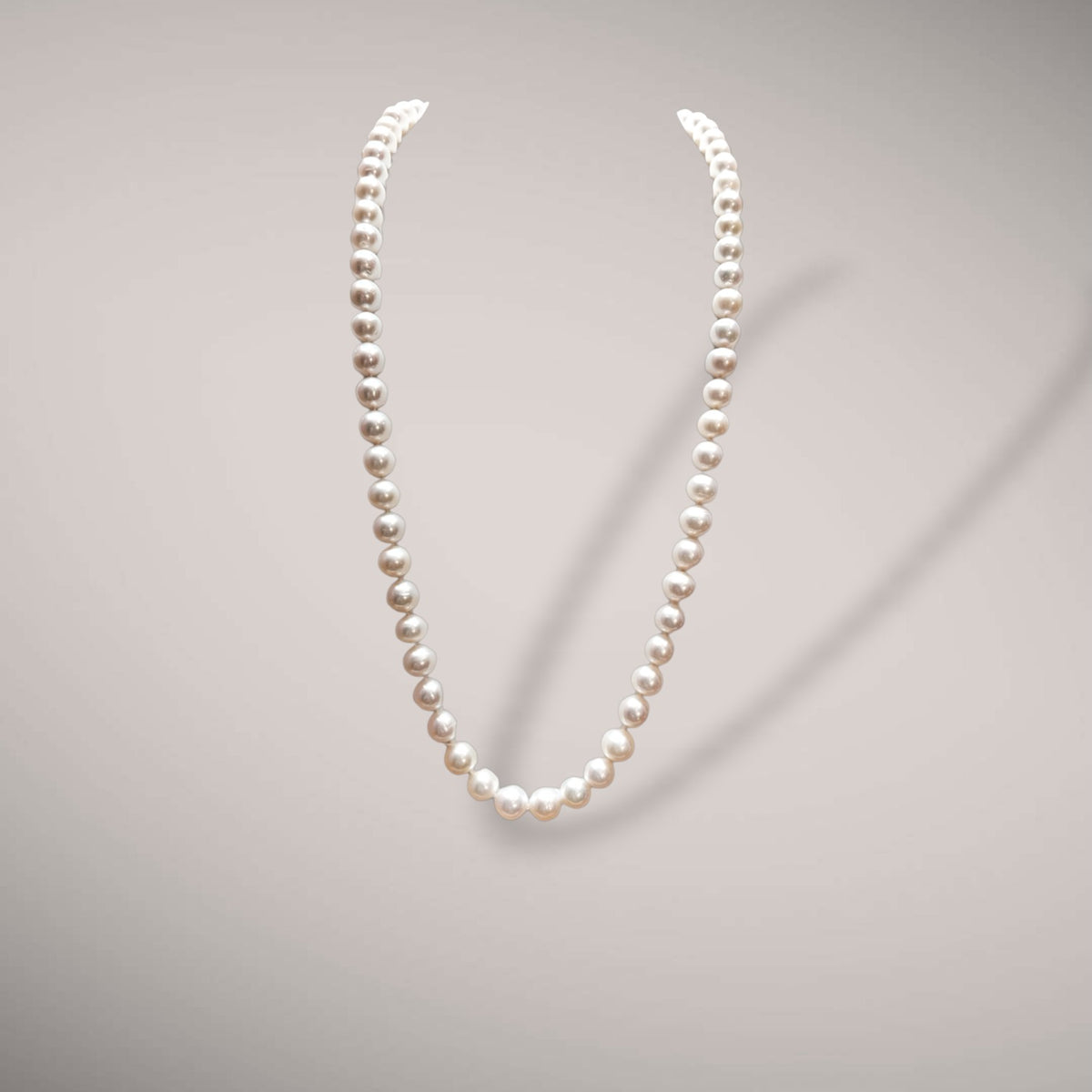 Collana perle australiane naturali coltivate 10-11mm