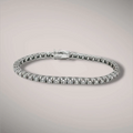 Bracciale tennis lab grown in oro kt14 ct7,07 D VVS lungo cm18