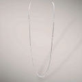 Collana in oro kt18 con diamanti ct18,58 F VS