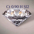 Diamante taglio brillante ct0,70 D IF certificato GIA IGI HRD